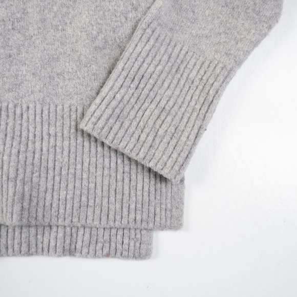 COURT & ROE red navy grey color block turtleneck sweater size S - Picture 6 of 11